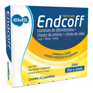 Endcoff Sabor Mel e Limão Com 12 Pastilhas Ems s/a