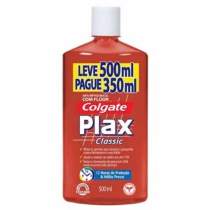 Enxaguante Bucal Colgate Plax Classic Leve 500ml Pague 350ml