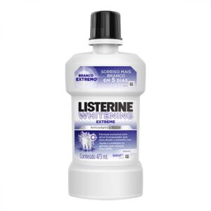 Enxaguante Bucal Listerine Whitening Extreme Menta Com 473ml