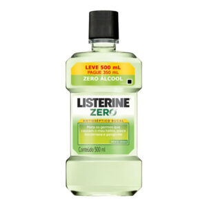 Enxaguante Bucal Listerine Zero Menta Verde Com 500ml