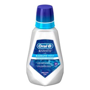 Enxaguante Bucal Oral B 3D White Radiant Mint Com 250ml