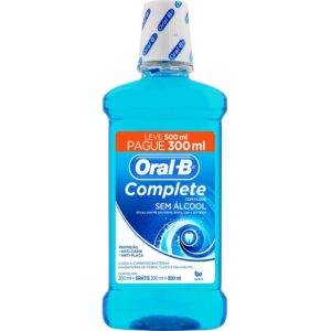 Enxaguante Bucal Oral B Complete Sabor Menta Com 500ml
