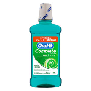 Enxaguatório Bucal Oral B Explosão de Frescor Leve 500ml Pague 300ml