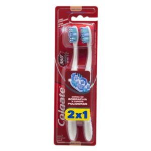 Escova Dental Colgate 360º Advanced White Com 2 Unidades