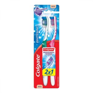 Escova Dental Colgate Whitening Macia Leve 2 Pague 1 Unidade