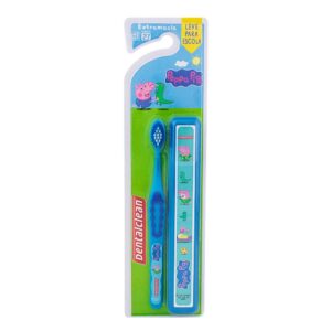 Escova Dental Infantil Peppa Escolar Com porta Escova Unidade