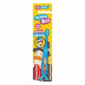 Escova Dental Infantil Powerdent Mundo Bita de 2 a 5 Anos Unidade