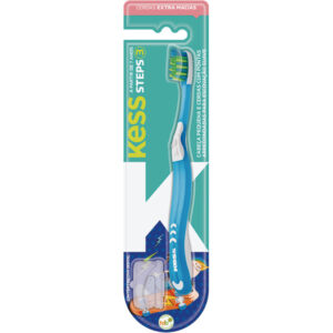 Escova Dental Kess Steps 3 Macia Unidade