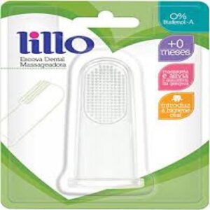 Escova Dental Lillo Silicone Massageadora + 0 Meses Ref-4062 Unidade