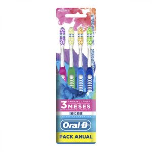 Escova Dental Oral-B Indicator Macia 35 Color Collection Com 4 Unidades