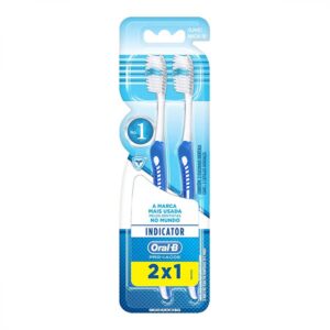 15366330305-7500435024594.jpg Escova Dental Oral-B Indicator Plus 35 Com 2 Unidades