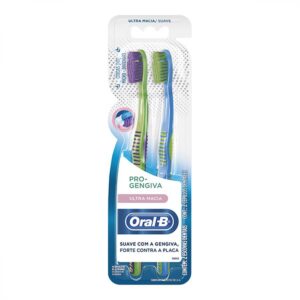 15366330374-7500435122382.jpg Escova Dental Oral-B Pro-Gengiva Ultra Macia Com 2 Unidades