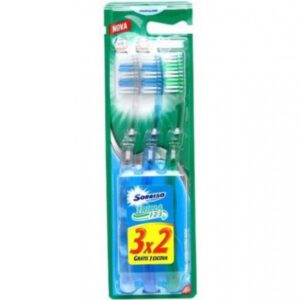 Escova Dental Sorriso Tripla 123 Macia Leve 3 Pague 2 Unidades