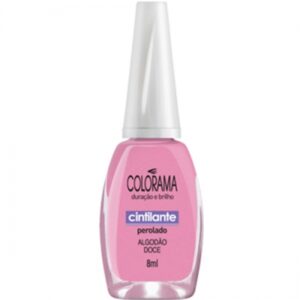 Esmalte Colorama Cintilante Algodão Doce Com 8ml