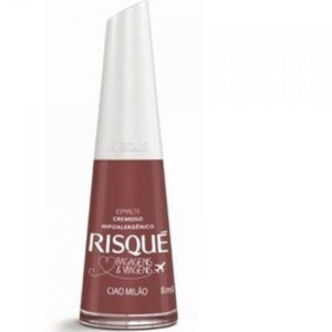 Esmalte Cremoso Risqué Bagagens e Viagens Ciao Milão Com 8ml