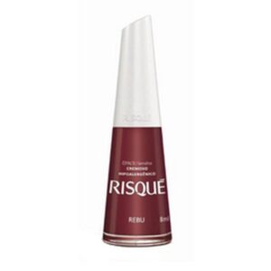 Esmalte Cremoso Risqué Rebu Hipoalergênico Com 8ml