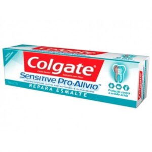15366332058-7891024100431.jpg Creme Dental Colgate Sensitive Pro-Alívio Repara Esmalte Com 110g
