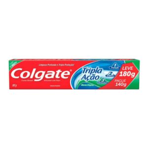 15366332201-7891024037973.jpg Creme Dental Colgate Tripla Ação Menta Original Com 180g