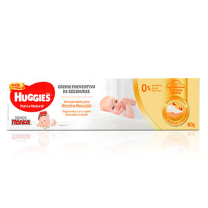 Creme para Assaduras Huggies Puro e Natural Com 80g