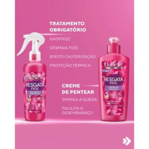 Creme de Pentear Dabelle Hair Resgata Fios Com 270g
