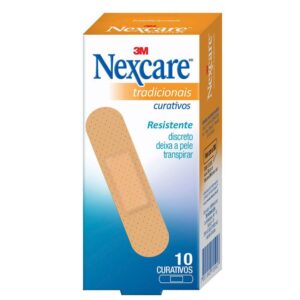 Curativo Nexcare Tradicional Com 10 Unidades