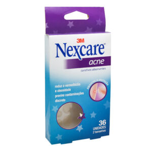Curativos Absorventes Para Acne Nexcare Com 36 Unidades
