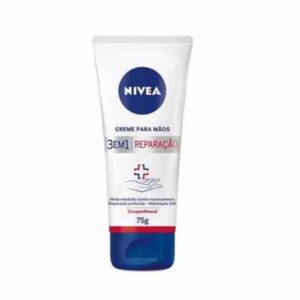 Creme para Mãos Nivea 3 em 1 Reparação Com 75ml