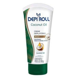 Creme Depilatório Buço DepiRoll Óleo de Coco Com 50g