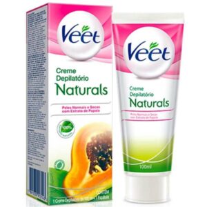 Creme Depilatório Veet Naturals Papaya Com 100ml