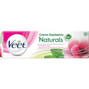 Creme Depilatório Corporal Veet Naturals Camélia Com 100ml