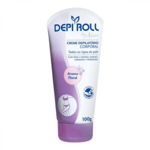 Creme Depilatório Corporal Depi Roll Hydrate Floral Com 100g