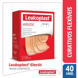 Curativo Leukoplast Elastic Sortidos Com 40 Unidades
