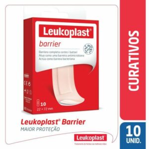 Curativo Leukoplast Barrier Bege Com 10 Unidades