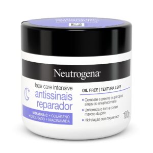 Creme Facial Neutrogena Face Care Intensive Antissinais Reparador Com 100g
