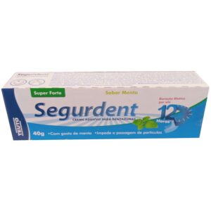 Creme Adesivo Para Dentaduras Segurdent Sem Sabor Com 20g