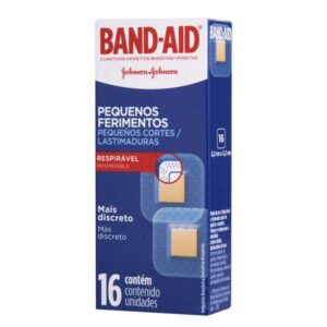 Curativo Band-Aid Pequenos Ferimentos Com 16 Unidades