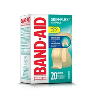 Curativo Band-Aid Skin Flex Variados Com 20 Unidades