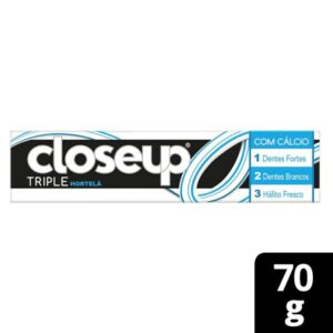 Creme Dental CloseUp Triple Hortelã Com 70g