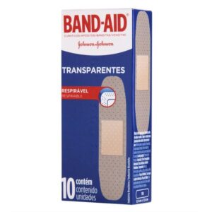 Curativo Band-Aid Transparentes Com 10 Unidades Johnson e Johnson