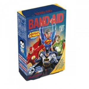 Curativos Band-Aid Liga da Justiça Com 25 Unidades
