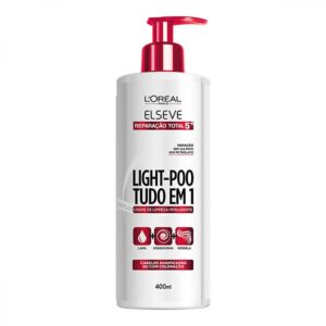 Creme de Pentear Elseve Light Poo Quera Liso Com 400ml