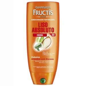 Condicionador Fructis Liso Absoluto Escova Com 200ml