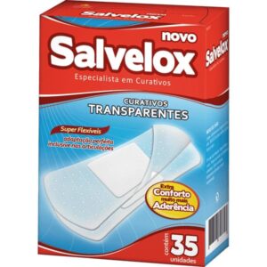 Curativo Salvelox Transparente Com 35 Unidades