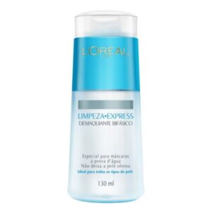 Demaquilante Loreal Limpeza Express Bifásico Com 130ml