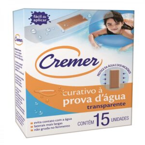Curativo Cremer Transparente Prova da Água com 15 Unidades