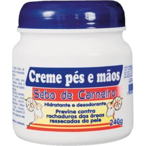 Creme para Pés e Mãos Uniphar Sebo de Carneiro Com 240g