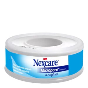 Fita Micropore Nexcare Branco 12mm x 4,5m Unidade