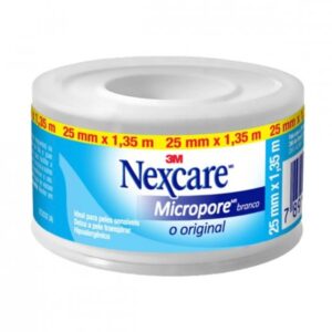 Fita Micropore Nexcare Original Branco 25mm x 1,35m Unidade