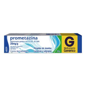 Cloridrato de Prometazina 20mg/g Creme Dermatológico Com 30g Teuto Genéricos