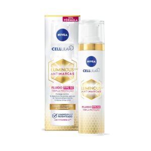 15366335251-4005900813046.jpg Fluido Facial Protetor Nivea Cellular Luminous 630 FPS 50 Antimarcas Com 40ml